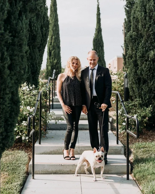 Two members of the Music SD family outdoors in San Diego